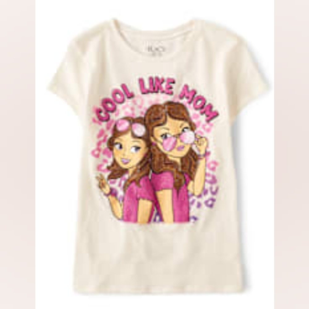Girls' Cool Like Mom Graphic Tee